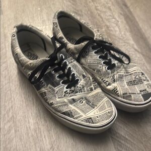 Harry Potter Vans - daily prophet news paper